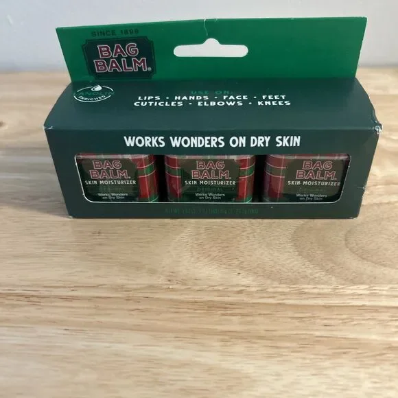 Bag Balm Original Skin Moisturizer 3-Pack Tins 1 oz Each | New Sealed - Picture 2 of 3